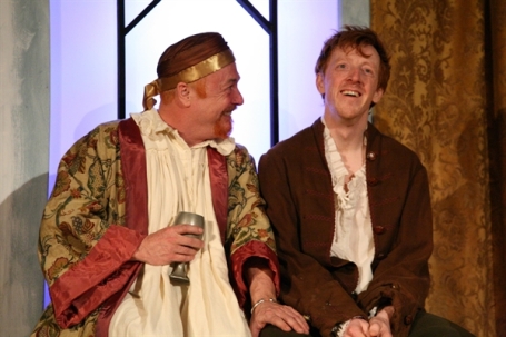 Jimmy Chisholm as James VI and Gavin Wright as William. Photo: Leslie Black